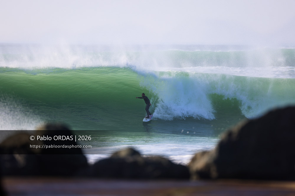 Thomas Bady, pendant la session du 23 février 2026 à Anglet, France (Photo Pablo ORDAS)