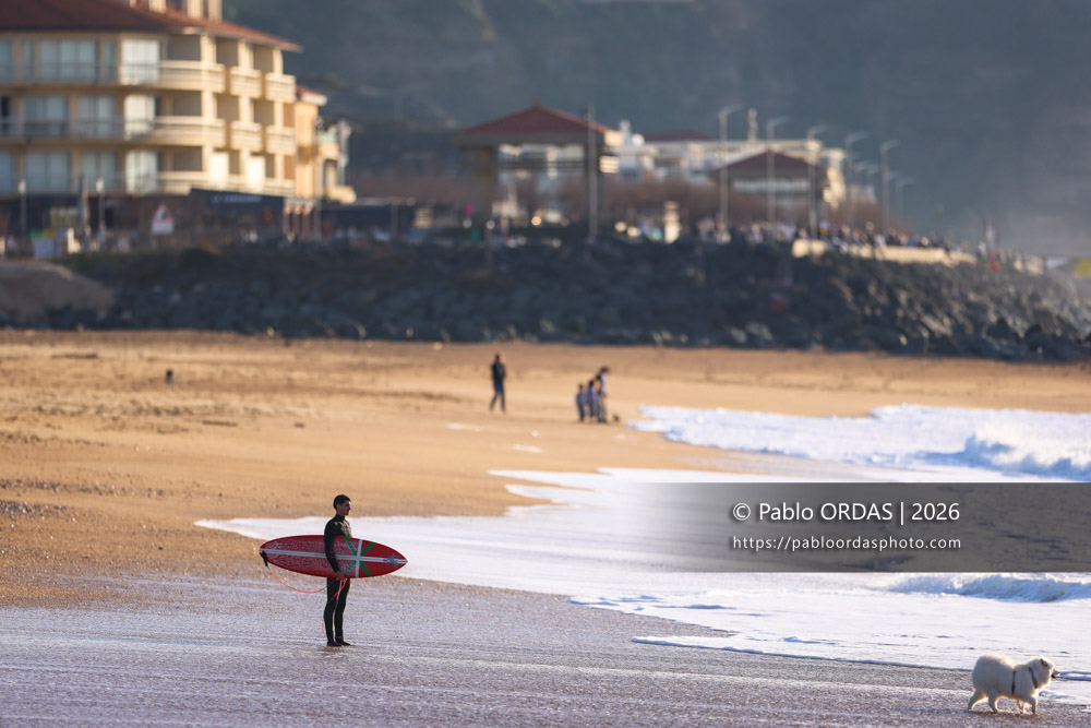 Mikel Moraiz, pendant la session du 23 février 2026 à Anglet, France (Photo Pablo ORDAS)