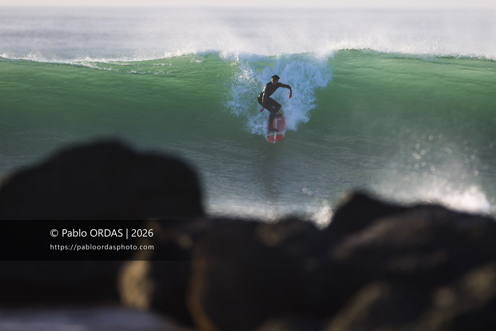 Mikel Moraiz, pendant la session du 23 février 2026 à Anglet, France (Photo Pablo ORDAS)