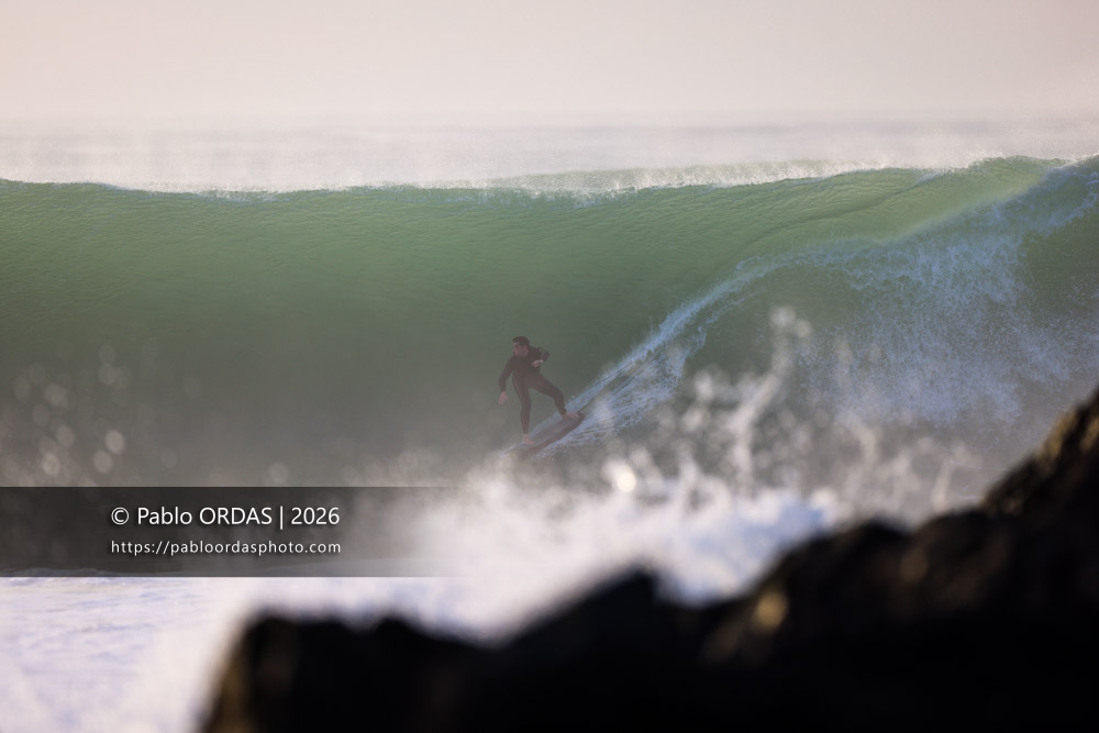 Lucas Espil, pendant la session du 23 février 2026 à Anglet, France (Photo Pablo ORDAS)