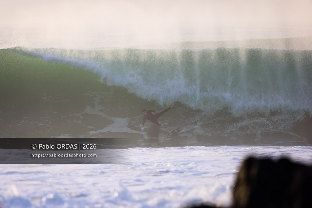 Lucas Espil, pendant la session du 23 février 2026 à Anglet, France (Photo Pablo ORDAS)