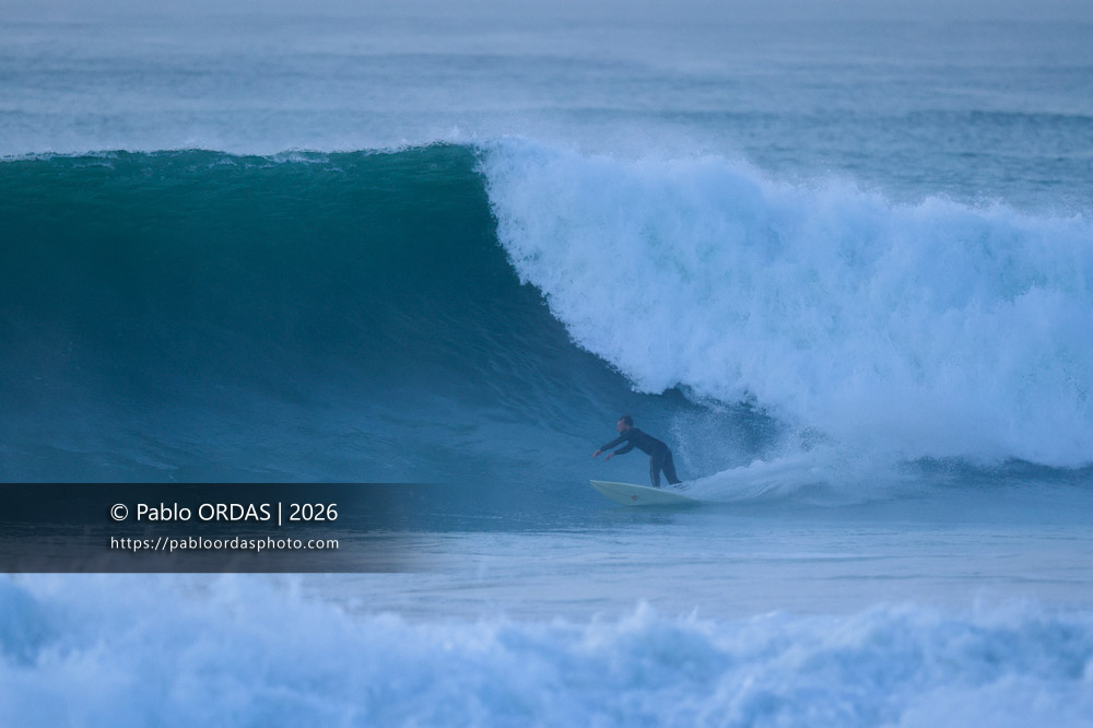Romain Lacoste, pendant la session du 23 février 2026 à Anglet, France (Photo Pablo ORDAS)