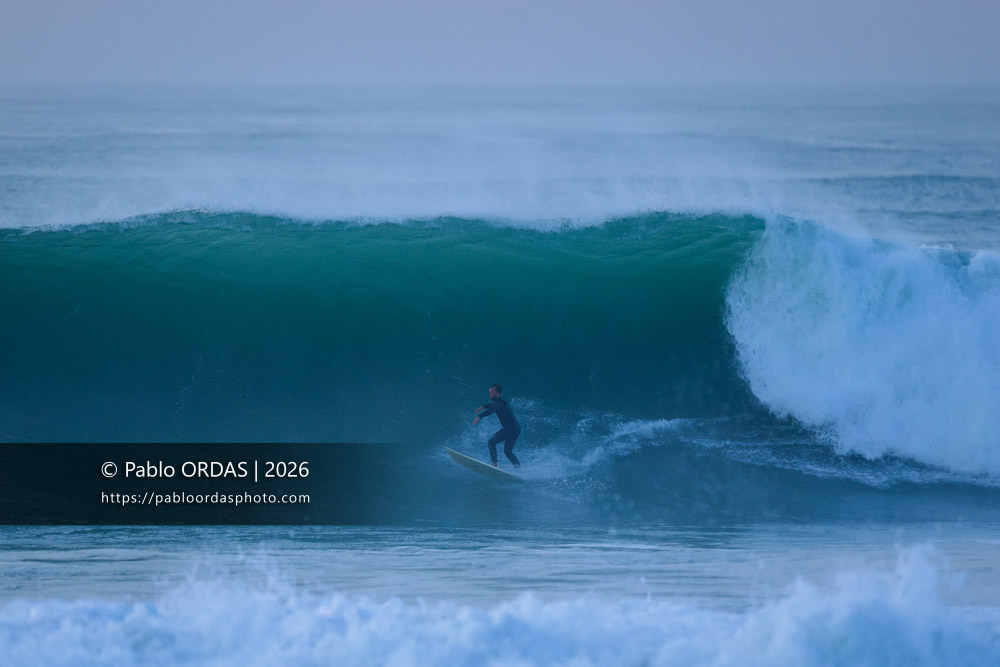 Romain Lacoste, pendant la session du 23 février 2026 à Anglet, France (Photo Pablo ORDAS)