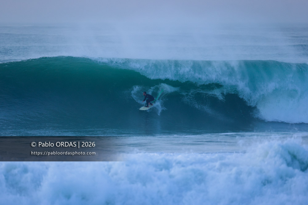 Romain Lacoste, pendant la session du 23 février 2026 à Anglet, France (Photo Pablo ORDAS)