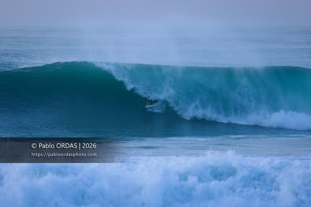 Romain Lacoste, pendant la session du 23 février 2026 à Anglet, France (Photo Pablo ORDAS)