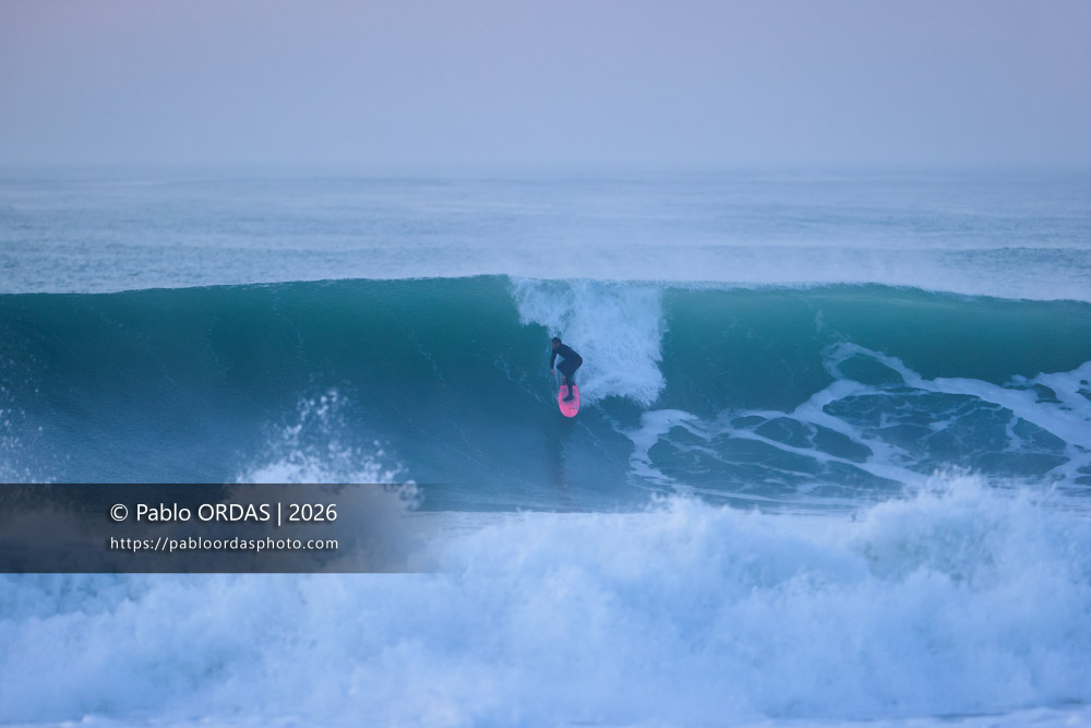 Tom Voragen, pendant la session du 23 février 2026 à Anglet, France (Photo Pablo ORDAS)