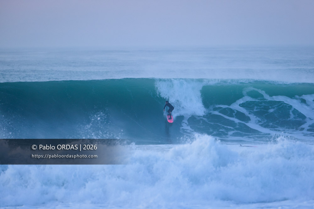 Tom Voragen, pendant la session du 23 février 2026 à Anglet, France (Photo Pablo ORDAS)