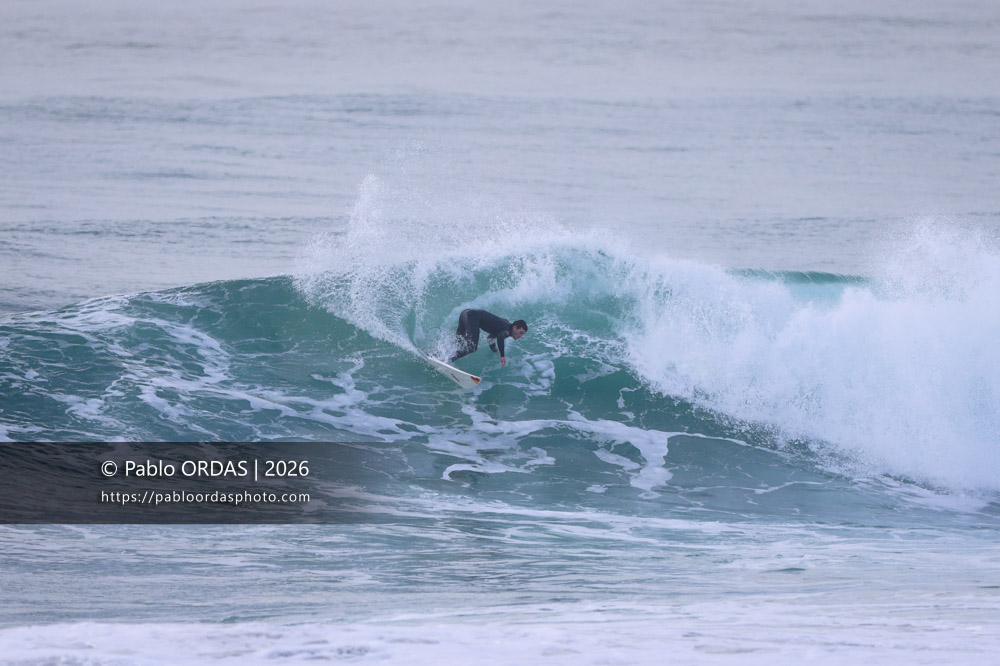 Antoine Parenteau, pendant la session du 24 février 2026 à Anglet, France (Photo Pablo ORDAS)