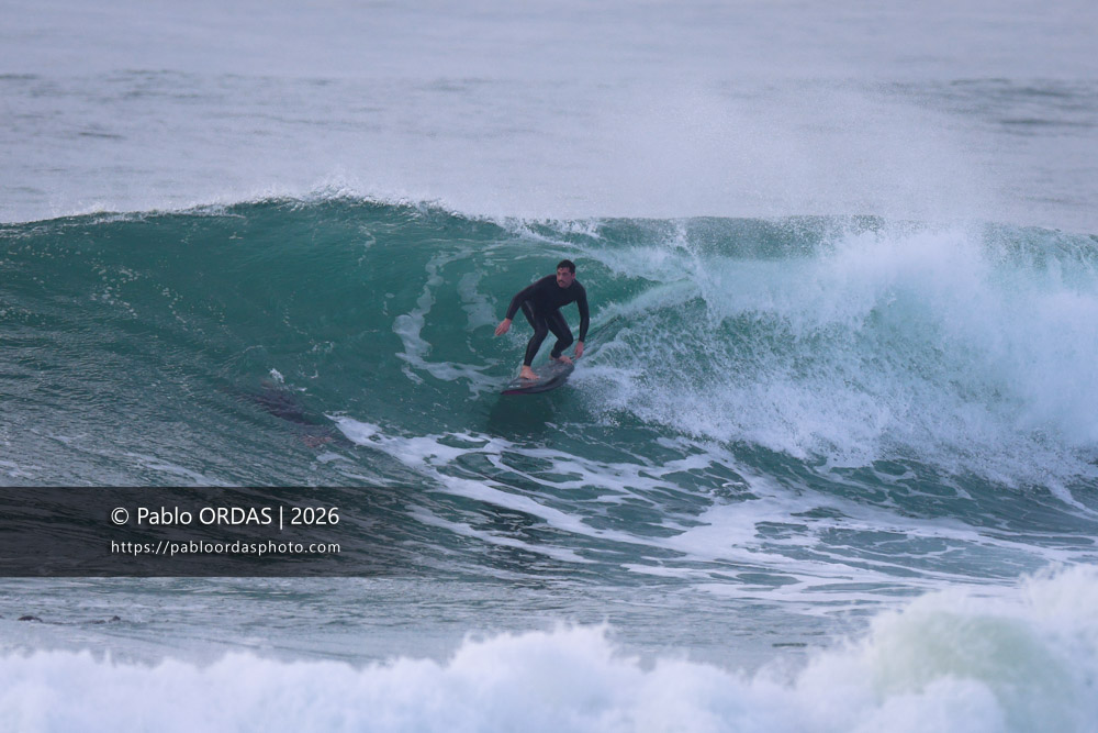 Lucas Espil, pendant la session du 24 février 2026 à Anglet, France (Photo Pablo ORDAS)