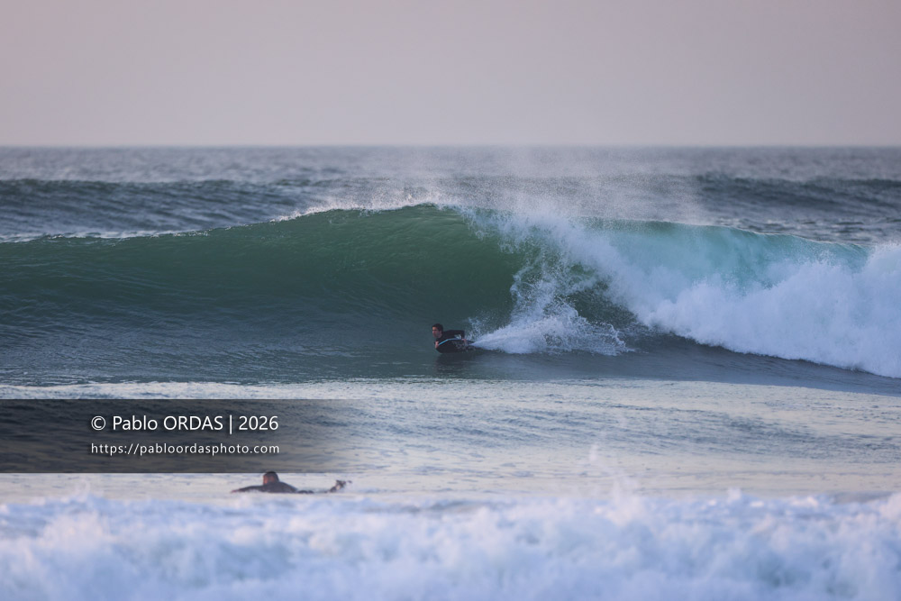 Léo Laudouard, pendant la session du 25 février 2026 à Anglet, France (Photo Pablo ORDAS)