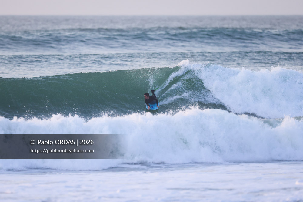 Léo Laudouard, pendant la session du 25 février 2026 à Anglet, France (Photo Pablo ORDAS)