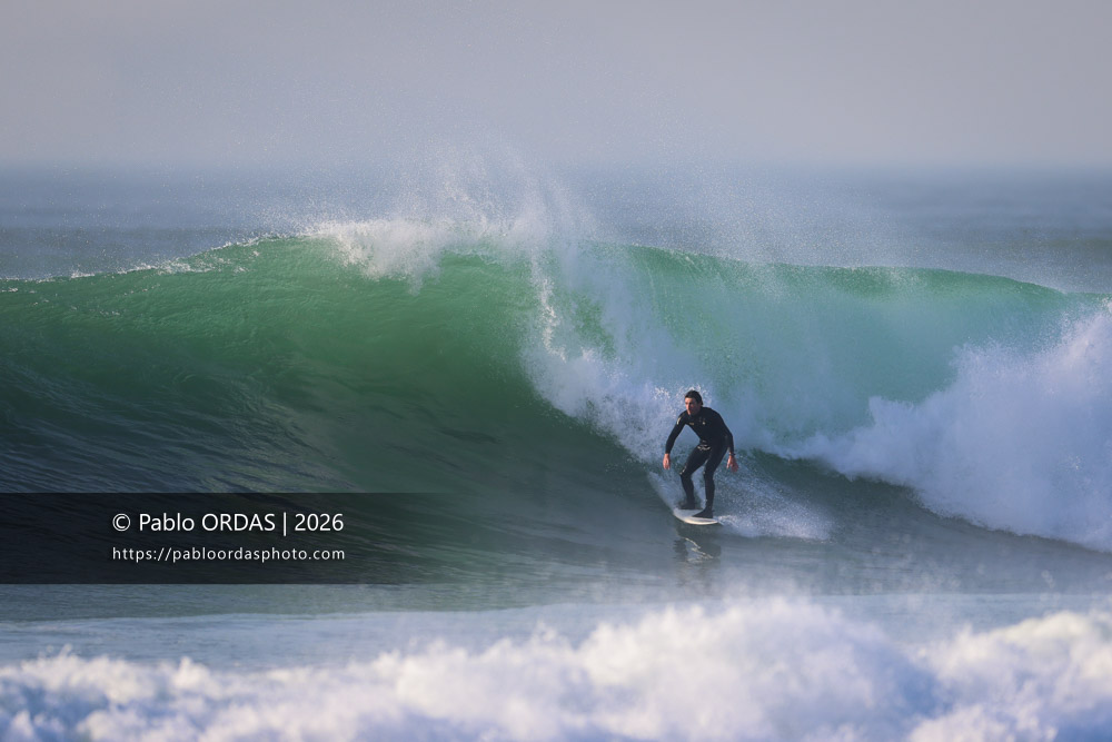 Txomin Sorraits, pendant la session du 26 février 2026 à Anglet, France (Photo Pablo ORDAS)