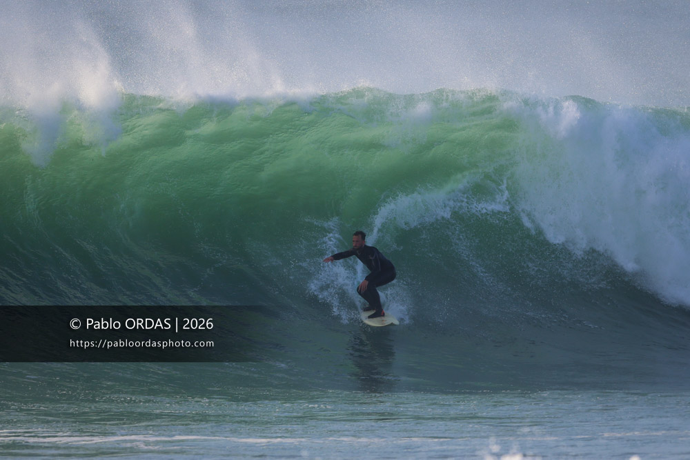 Romain Lacoste, pendant la session du 26 février 2026 à Anglet, France (Photo Pablo ORDAS)