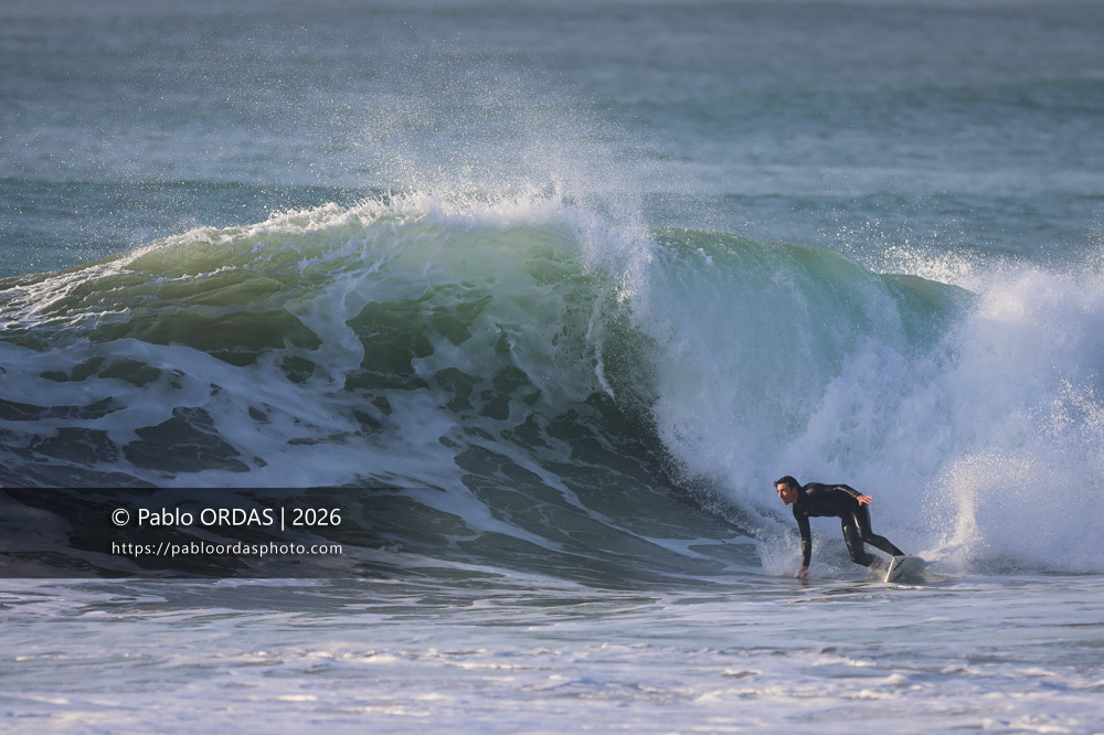 Txomin Sorraits, pendant la session du 26 février 2026 à Anglet, France (Photo Pablo ORDAS)