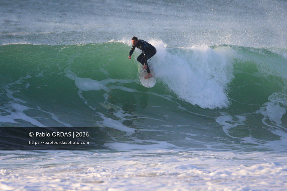 Leopold Arnu, pendant la session du 26 février 2026 à Anglet, France (Photo Pablo ORDAS)
