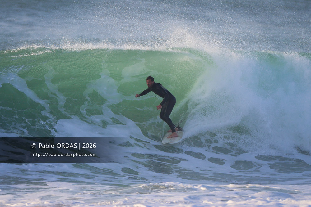 Leopold Arnu, pendant la session du 26 février 2026 à Anglet, France (Photo Pablo ORDAS)