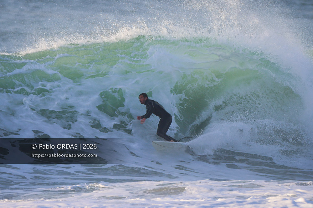 Leopold Arnu, pendant la session du 26 février 2026 à Anglet, France (Photo Pablo ORDAS)