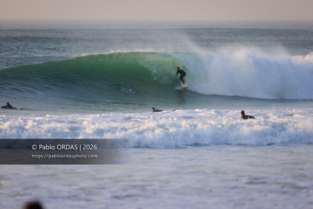 Romain Lacoste, pendant la session du 26 février 2026 à Anglet, France (Photo Pablo ORDAS)