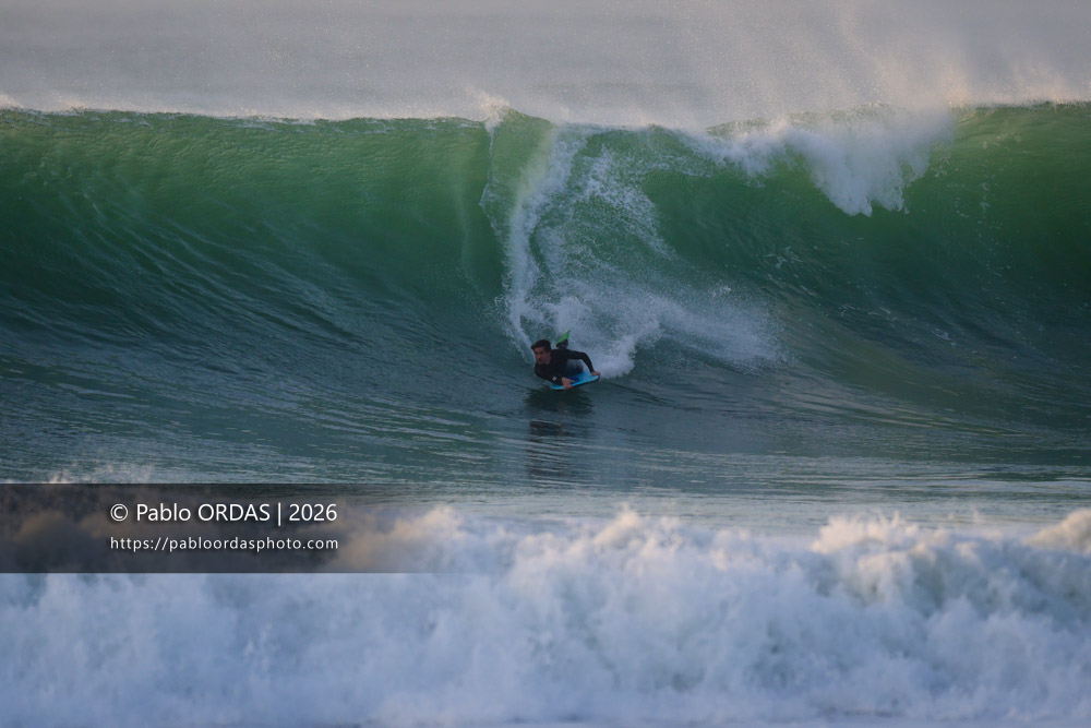 Léo Laudouard, pendant la session du 26 février 2026 à Anglet, France (Photo Pablo ORDAS)