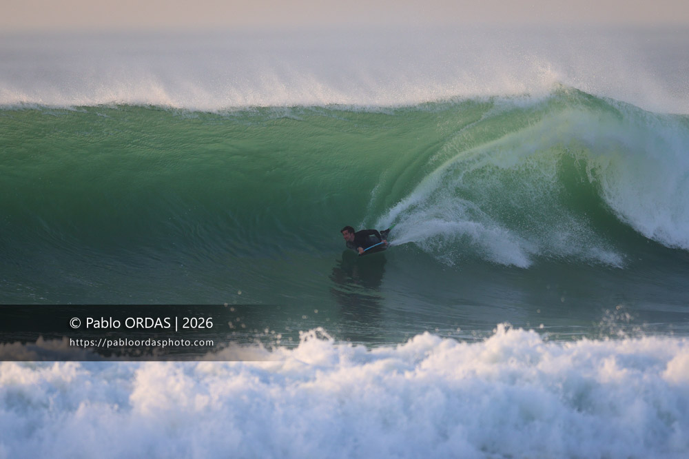 Léo Laudouard, pendant la session du 26 février 2026 à Anglet, France (Photo Pablo ORDAS)