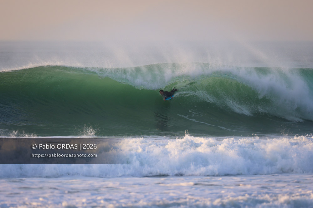 Léo Laudouard, pendant la session du 26 février 2026 à Anglet, France (Photo Pablo ORDAS)