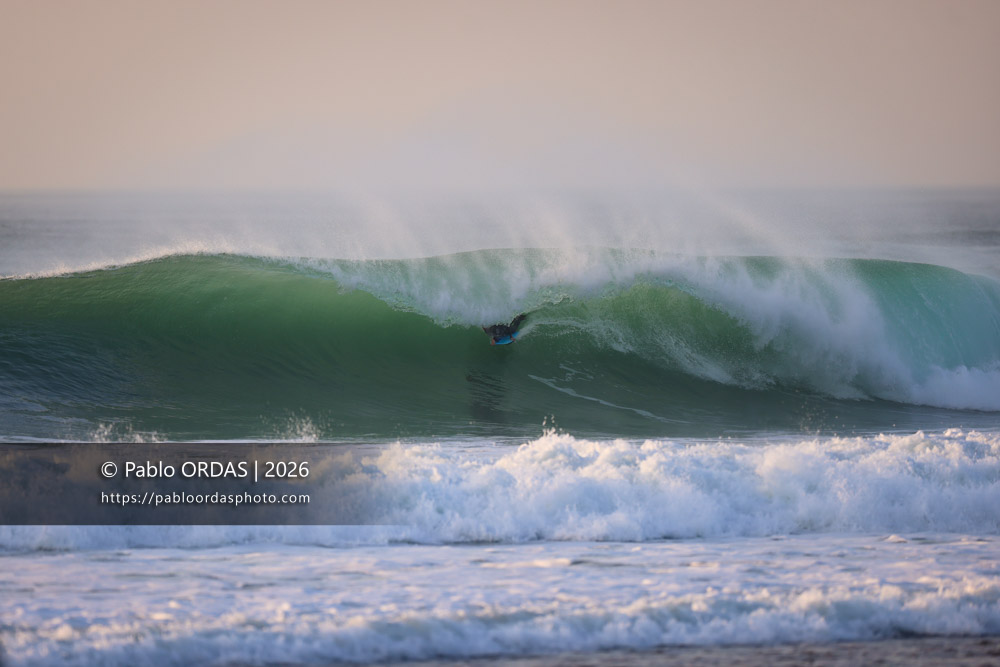 Léo Laudouard, pendant la session du 26 février 2026 à Anglet, France (Photo Pablo ORDAS)