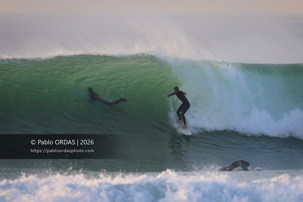 Leopold Arnu, pendant la session du 26 février 2026 à Anglet, France (Photo Pablo ORDAS)