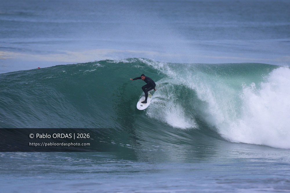 Clément Le Ray, pendant la session du 9 mars 2026 à Anglet, France (Photo Pablo ORDAS)