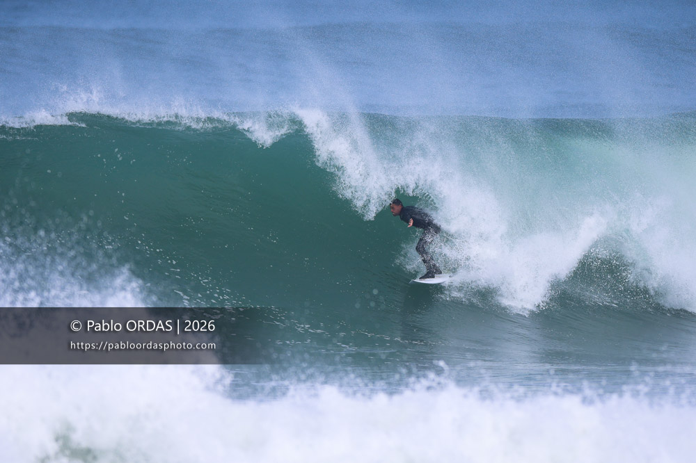 Clément Le Ray, pendant la session du 9 mars 2026 à Anglet, France (Photo Pablo ORDAS)