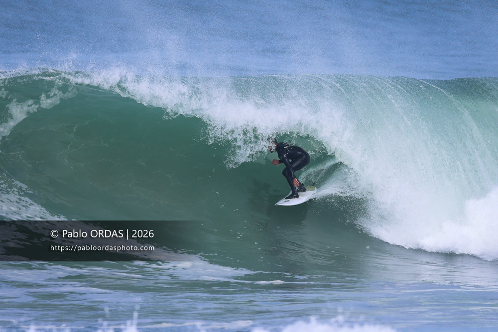 Clément Le Ray, pendant la session du 9 mars 2026 à Anglet, France (Photo Pablo ORDAS)