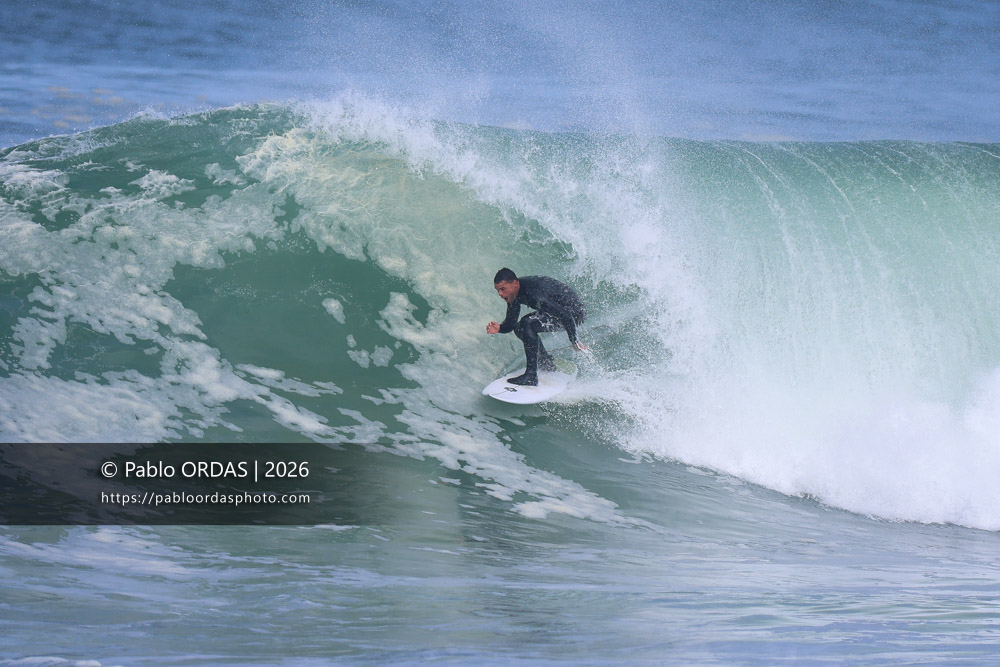 Clément Le Ray, pendant la session du 9 mars 2026 à Anglet, France (Photo Pablo ORDAS)