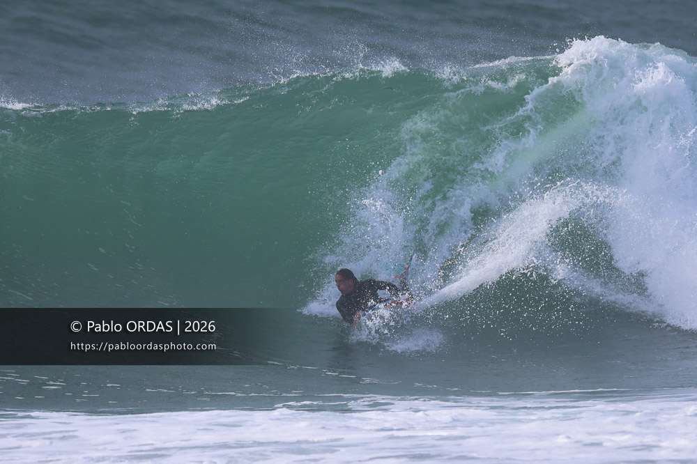 Sandro Di Gaetano, pendant la session du 9 mars 2026 à Anglet, France (Photo Pablo ORDAS)