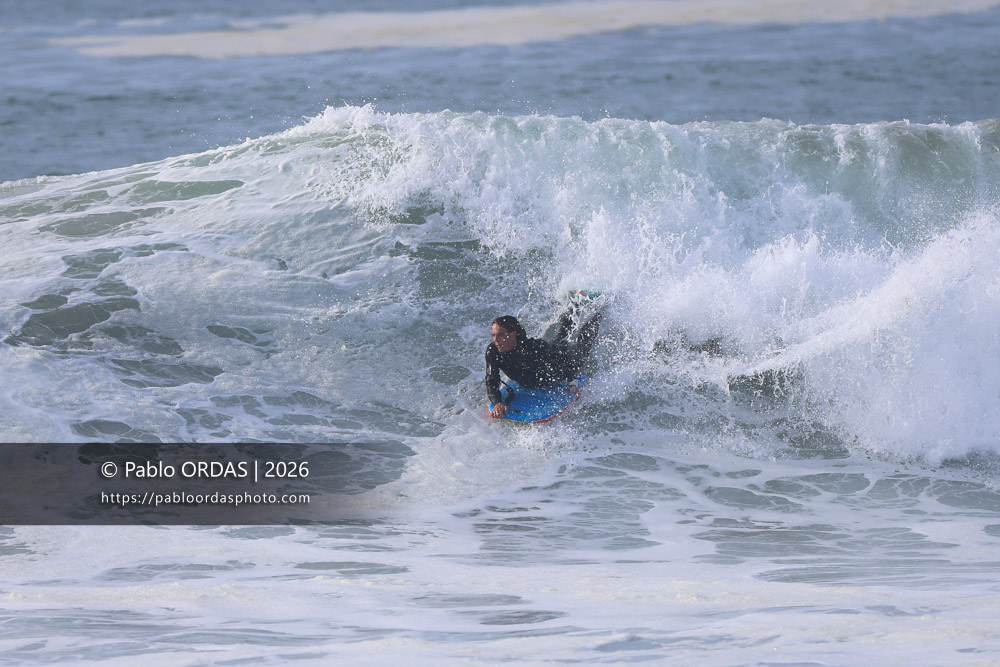 Sandro Di Gaetano, pendant la session du 9 mars 2026 à Anglet, France (Photo Pablo ORDAS)