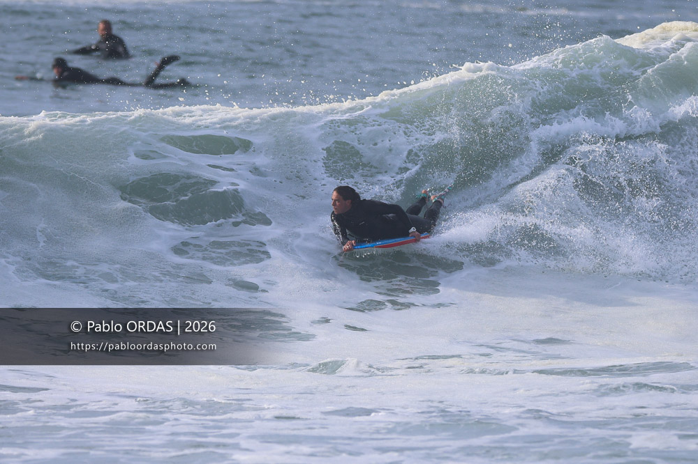 Sandro Di Gaetano, pendant la session du 9 mars 2026 à Anglet, France (Photo Pablo ORDAS)