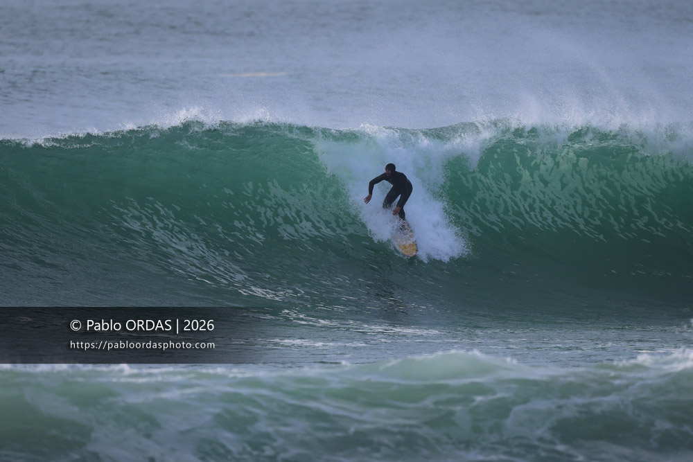 Matias Libier, pendant la session du 9 mars 2026 à Anglet, France (Photo Pablo ORDAS)