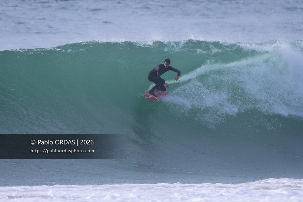 Mikel Moraiz, pendant la session du 9 mars 2026 à Anglet, France (Photo Pablo ORDAS)