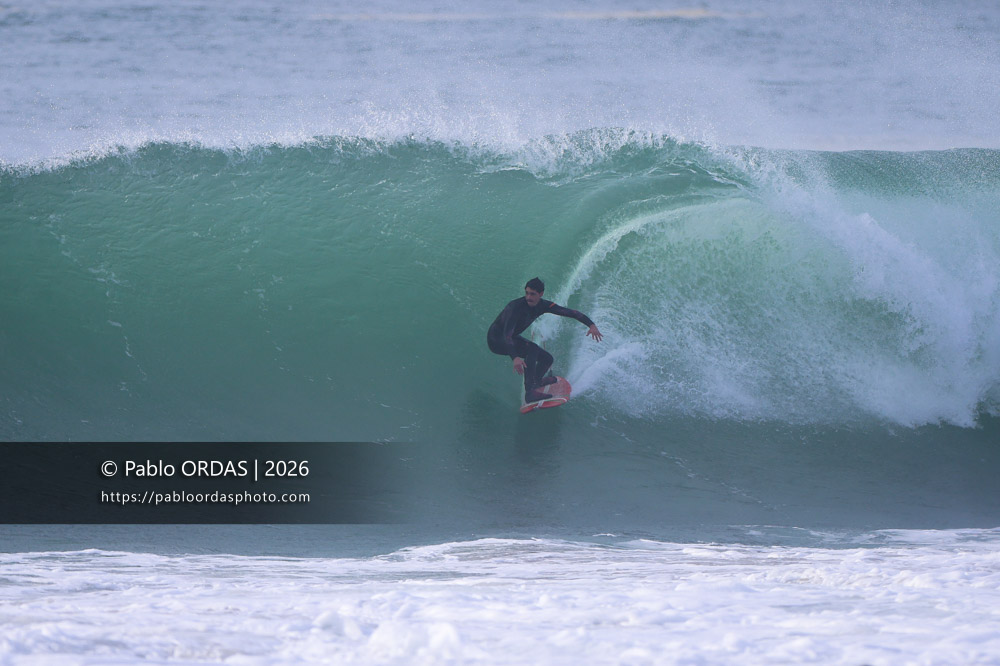 Mikel Moraiz, pendant la session du 9 mars 2026 à Anglet, France (Photo Pablo ORDAS)