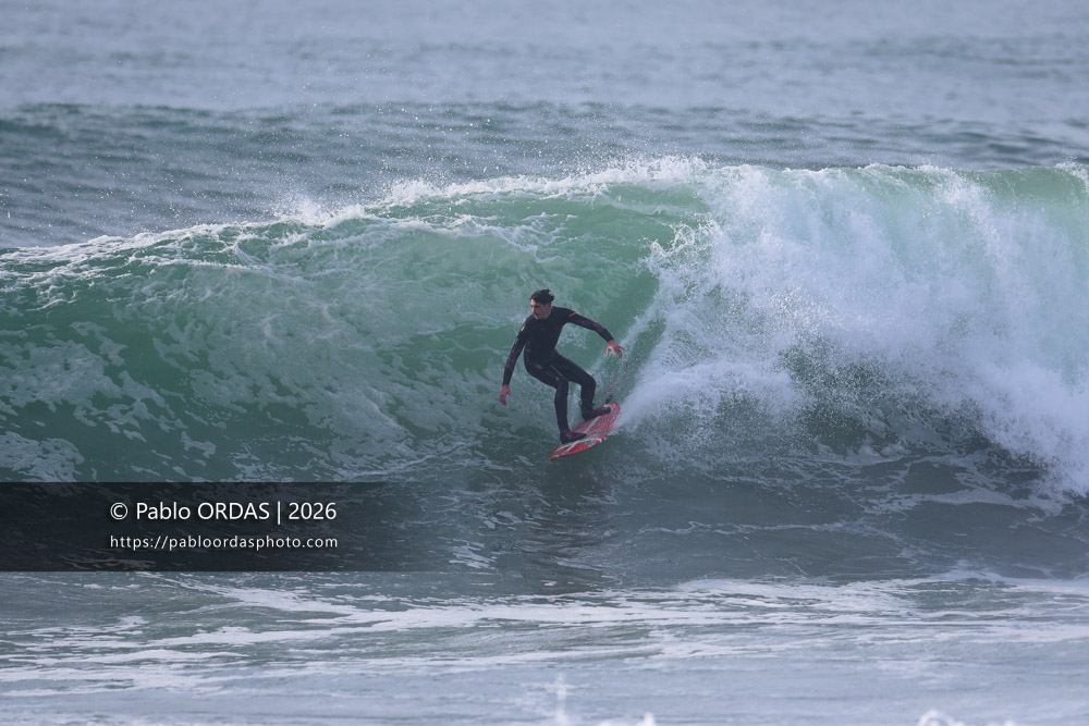Mikel Moraiz, pendant la session du 9 mars 2026 à Anglet, France (Photo Pablo ORDAS)
