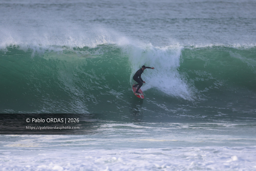 Mikel Moraiz, pendant la session du 9 mars 2026 à Anglet, France (Photo Pablo ORDAS)