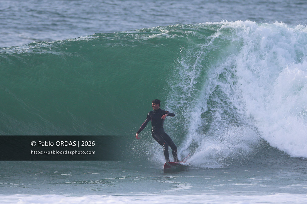 Mikel Moraiz, pendant la session du 9 mars 2026 à Anglet, France (Photo Pablo ORDAS)
