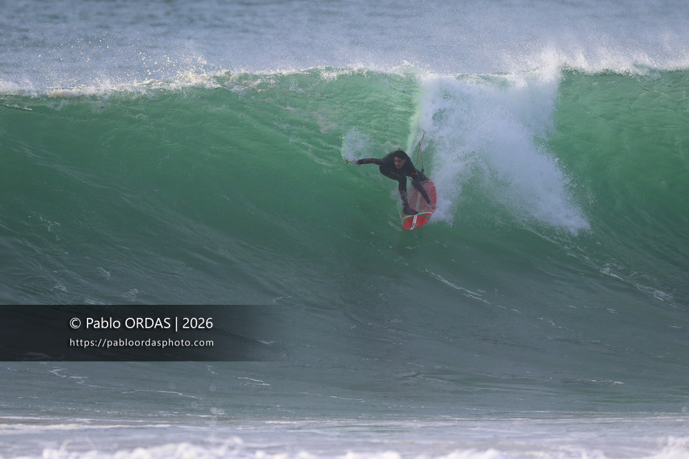 Mikel Moraiz, pendant la session du 9 mars 2026 à Anglet, France (Photo Pablo ORDAS)