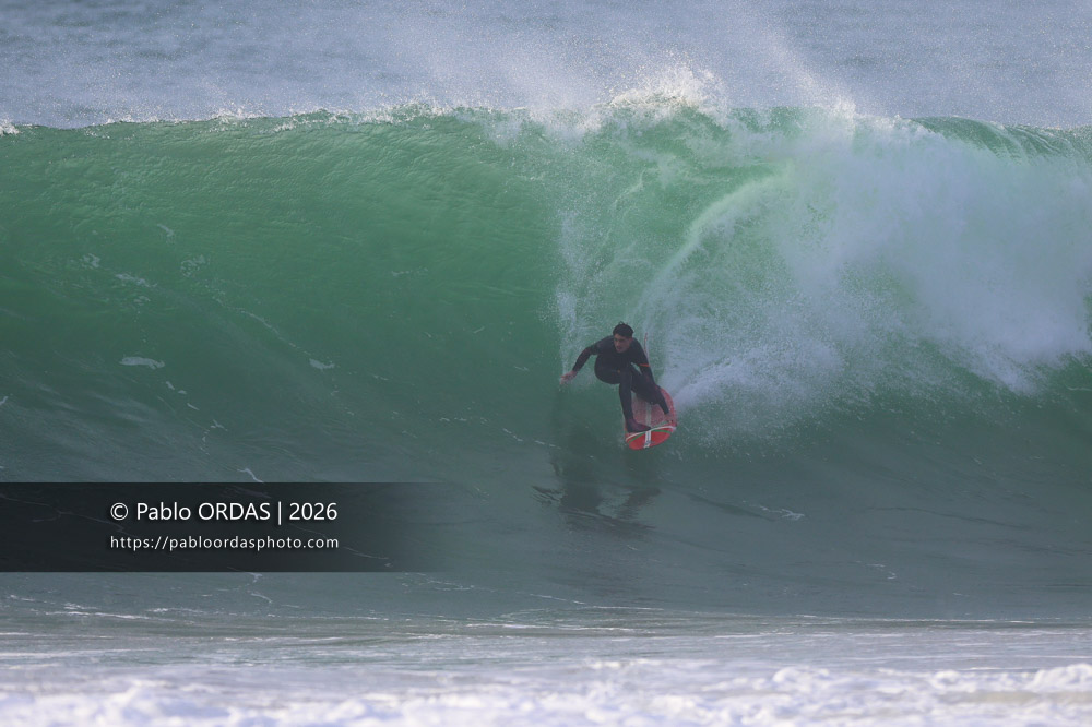 Mikel Moraiz, pendant la session du 9 mars 2026 à Anglet, France (Photo Pablo ORDAS)