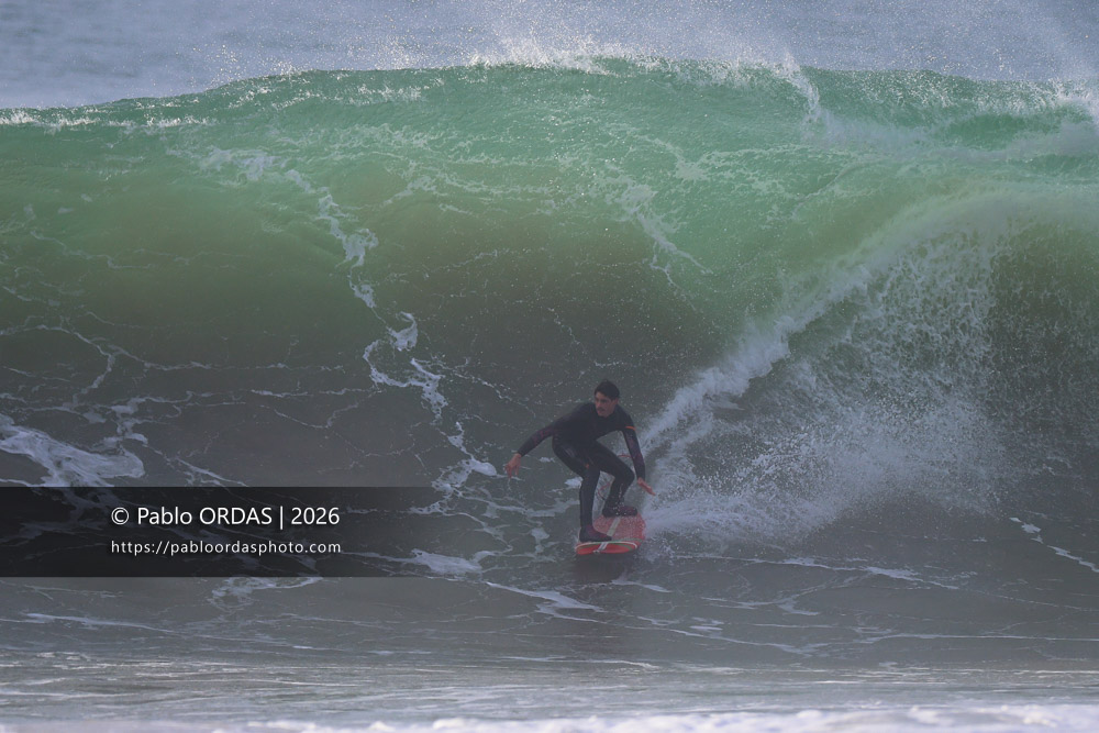 Mikel Moraiz, pendant la session du 9 mars 2026 à Anglet, France (Photo Pablo ORDAS)