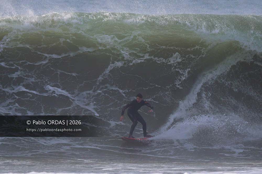 Mikel Moraiz, pendant la session du 9 mars 2026 à Anglet, France (Photo Pablo ORDAS)