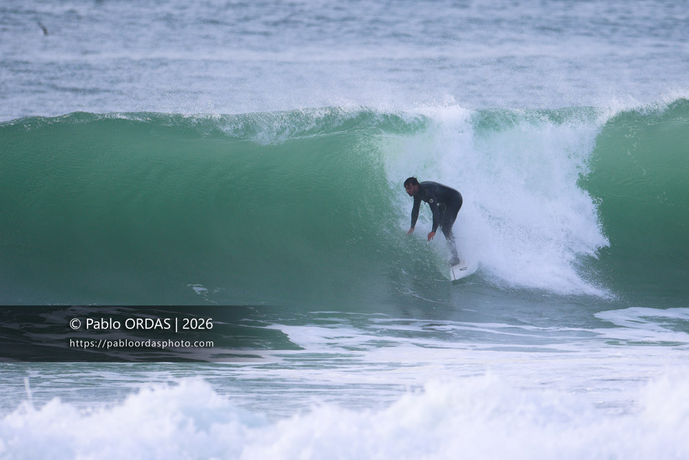 Tom Juniver, pendant la session du 9 mars 2026 à Anglet, France (Photo Pablo ORDAS)
