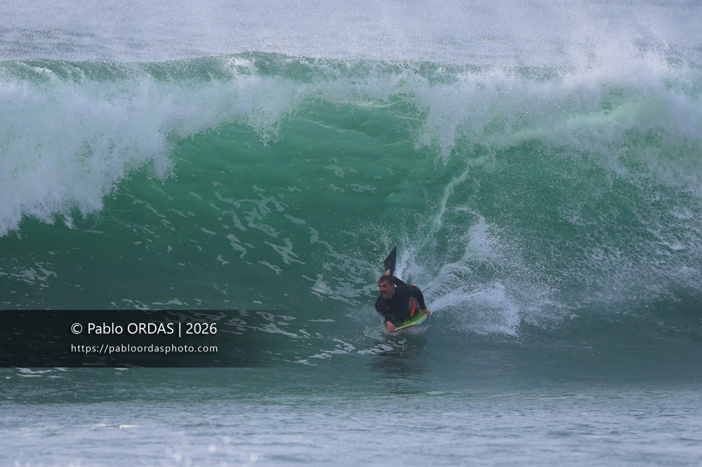 Thibaud Bergé, pendant la session du 9 mars 2026 à Anglet, France (Photo Pablo ORDAS)