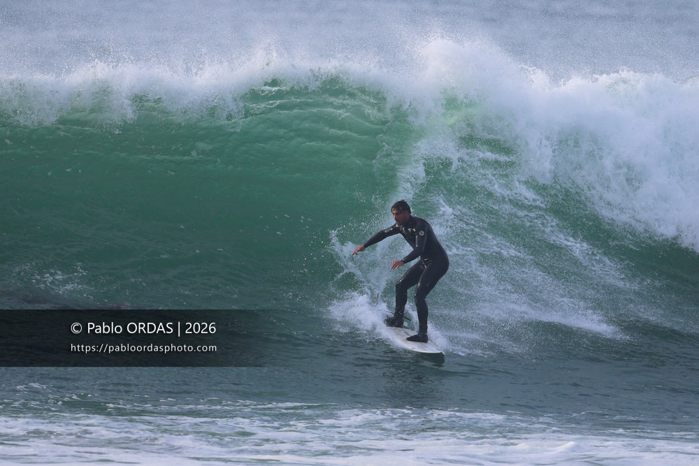 Tom Juniver, pendant la session du 9 mars 2026 à Anglet, France (Photo Pablo ORDAS)