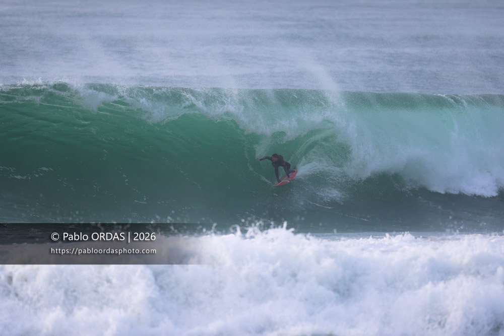 Mikel Moraiz, pendant la session du 9 mars 2026 à Anglet, France (Photo Pablo ORDAS)
