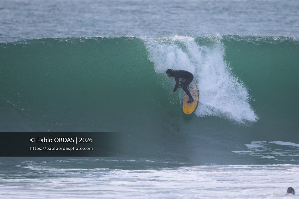 Matias Libier, pendant la session du 9 mars 2026 à Anglet, France (Photo Pablo ORDAS)