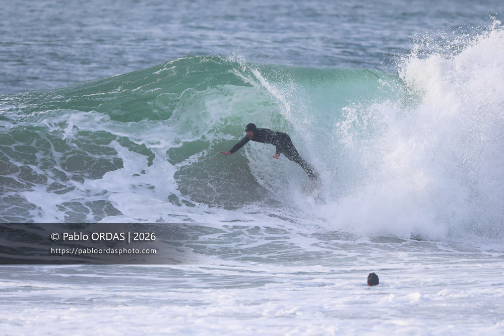 Matias Libier, pendant la session du 9 mars 2026 à Anglet, France (Photo Pablo ORDAS)
